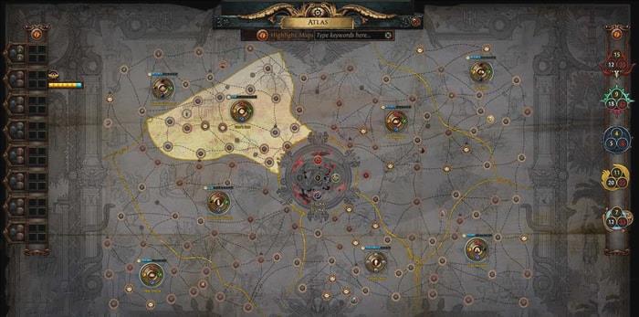 poe endgame map